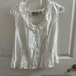 Vintage Sailly Button-up Blouse